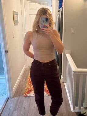 Liz Claiborne Lizwear Vintage Jeans - Burgundy